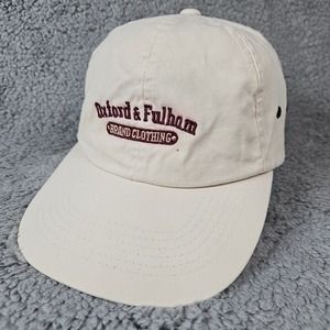 Oxford & Fulham Strapback Cap, Size Adjustable